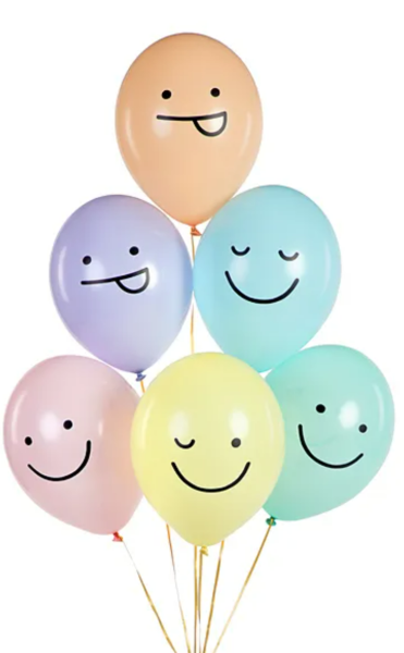 Latexballons - SET: Smiley - je ø 30cm